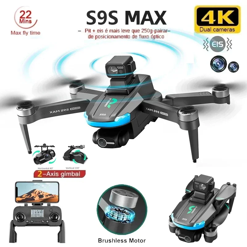 Drone Camera 4K - NIEUWE S9S MAX MINI Drone 4K