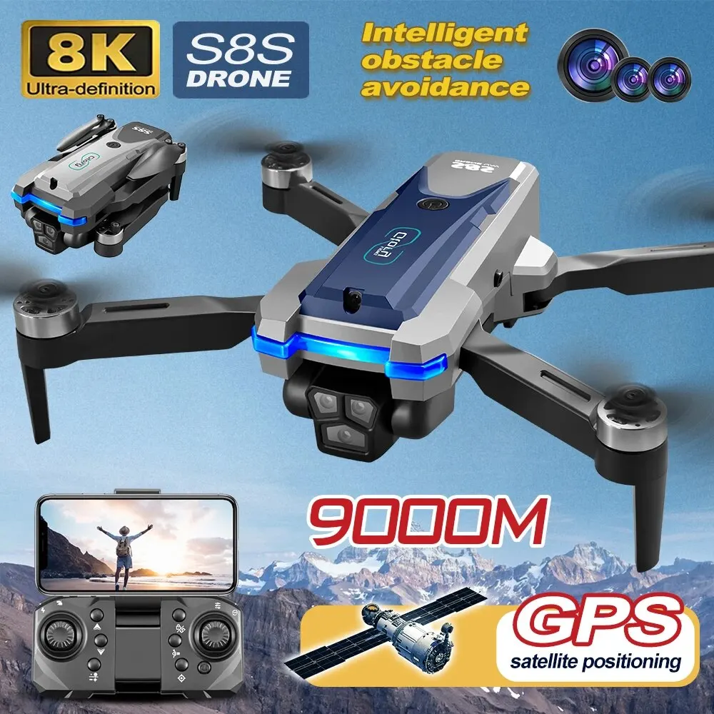 Drone Camera Hd - S 8S Gps Drone 5G Wifi