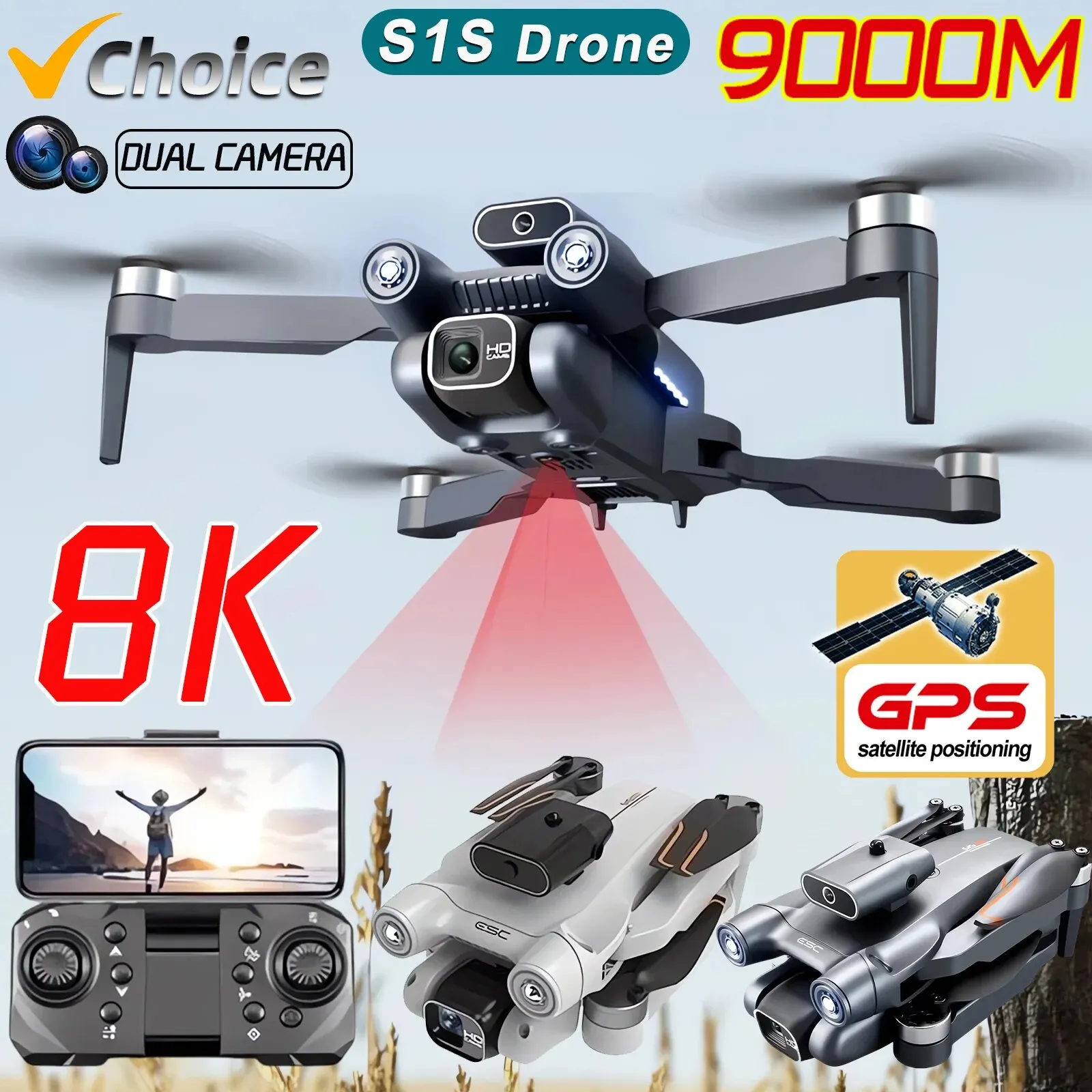 Nieuwe S 1S 5G Gps Drone Camer - Drone Camera Hd recensie en prijs