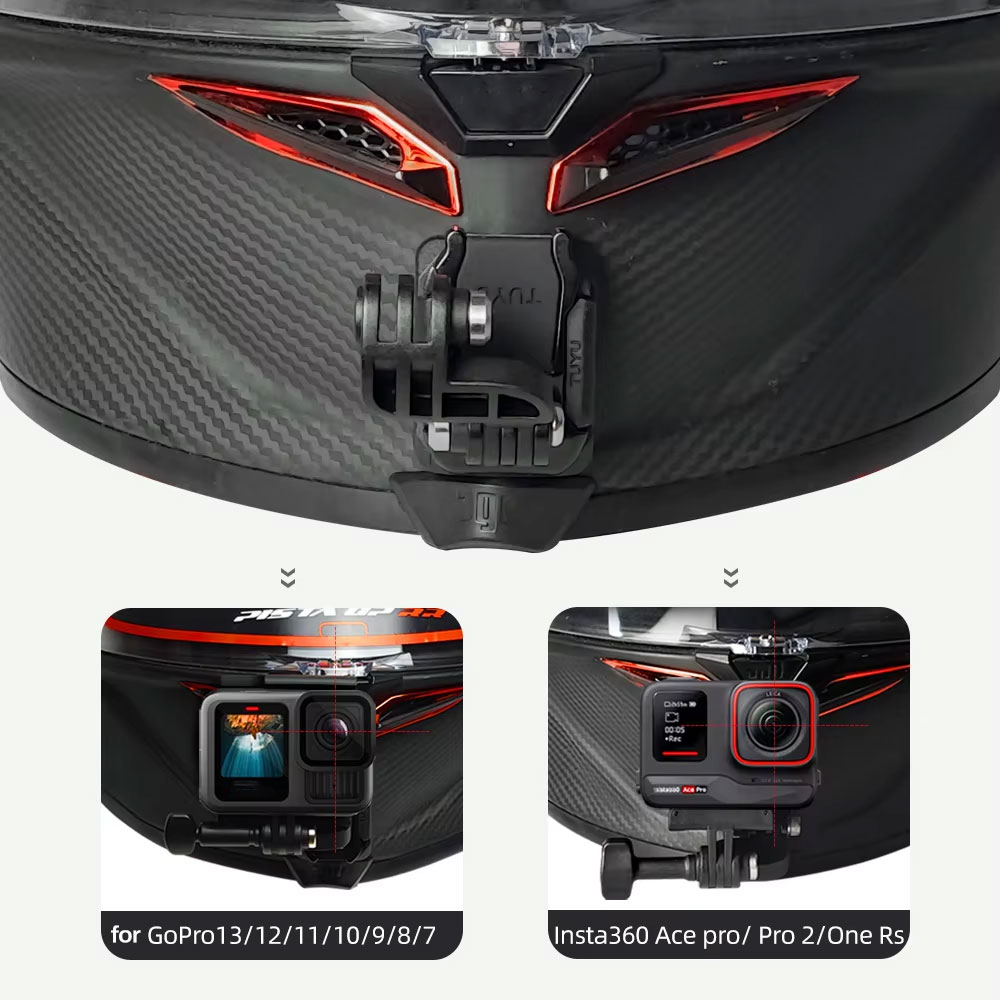Lenshoek gecentreerde beugelad - Drone Camera Action recensie en prijs