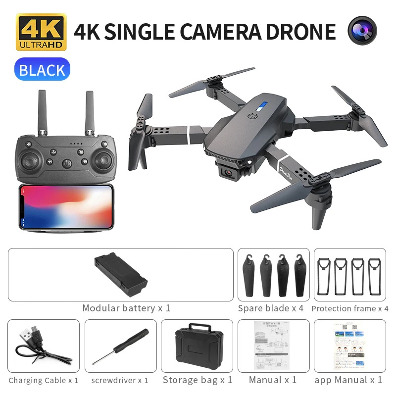 E88 ProIntelligent Opvouwbare  - Drone Camera Wide Angle recensie en prijs
