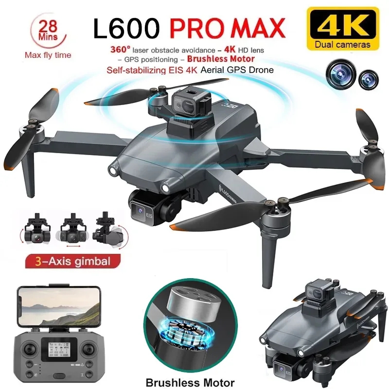 L600 PRO MAX GPS Drone Profess - Drone Camera 4K recensie en prijs