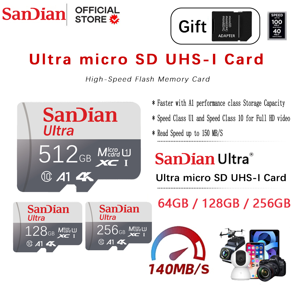 128GB Micro TF SD-kaart Hoge S - Drone Camera Waterproof recensie en prijs