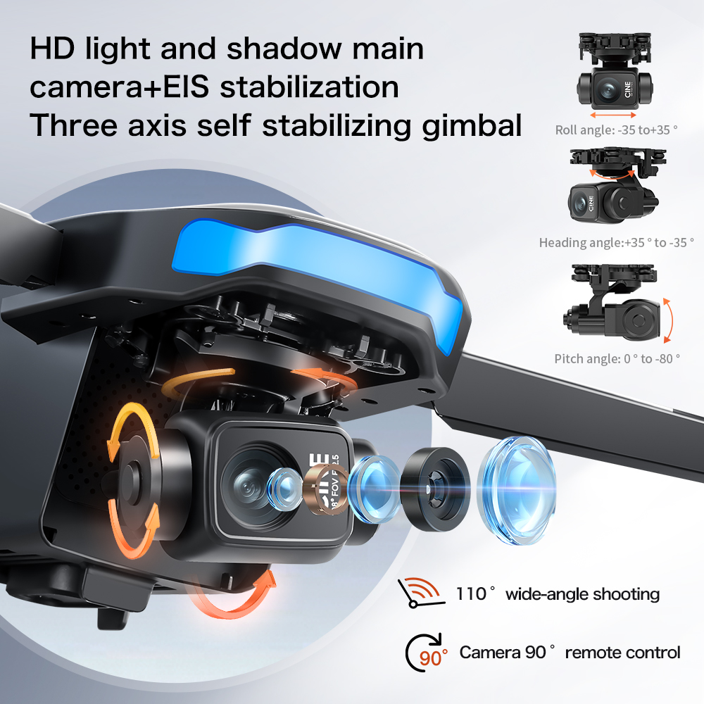 Nieuwe S-X1 MAX Drone GPS 8K P - Drone Camera Hd recensie en prijs